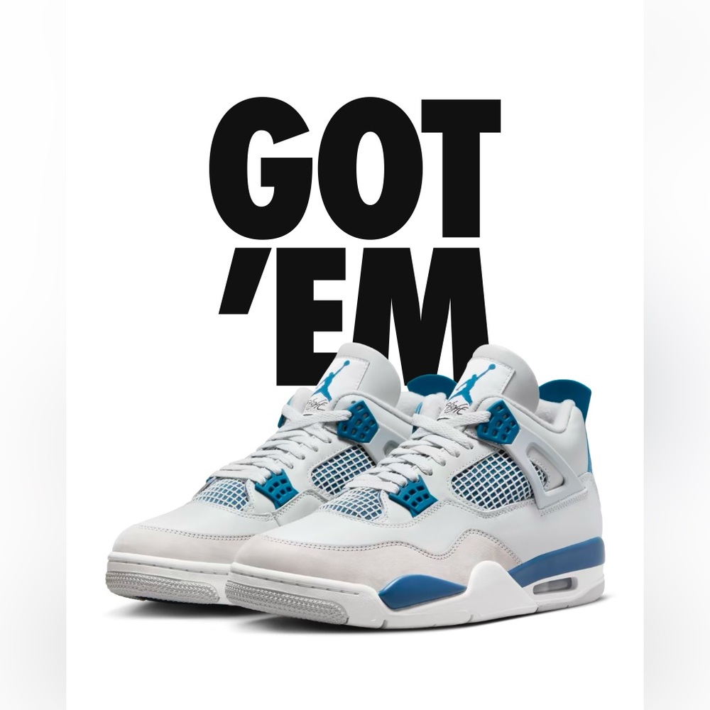 Retro Jordan 4 “Military Blue”
